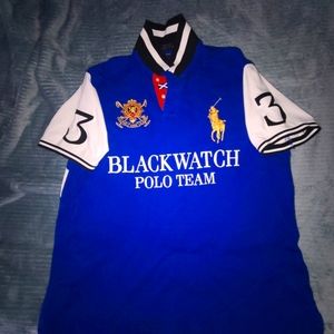 Black Watch Polo Team Shirt